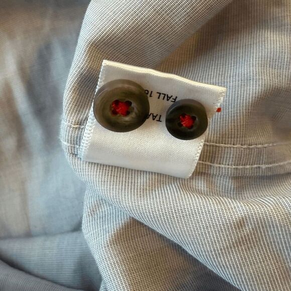 UNTUCKit Men's Cotton Button Front Wrinkle Free Button-up Shirt Gray Large - Picture 5 of 7